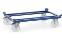 Fetra Paletten-Fahrgestell, Tragl. 1050kg, Ladefl. LxB 1010x810mm, Lade H 280mm, Plattform Offen, 4 Fangecken