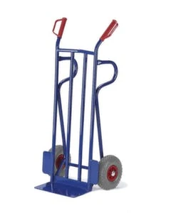 Rollcart Holz-Sackkarre, Tragl. 250kg, Schaufel BxT 370x140mm, Schaufel Stahl, Natur, TPE-Bereifung 7 Rollcart Holz-Sackkarre, Tragl. 250kg, Schaufel BxT 370x140mm, Schaufel Stahl, Natur, TPE-Bereifung – Bild 5
