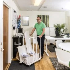 Null Gitterrollwagen 150 Kg, Mit 2 Seiten, LxBxH 530 X 630 X 1.000 Mm, Weiß Lackiert -Vago-tools-Geschäft 5d8b85b4 ee4d 4402 a8eb 0e181dcddfff