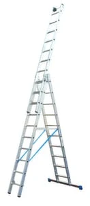 Krause Mehrzweck-Teleskopleiter, 3x10 Sprossen/Stufen, Holm L 2, 95-7, 5m, Alu 4 Krause Mehrzweck-Teleskopleiter, 3x10 Sprossen/Stufen, Holm L 2, 95-7, 5m, Alu – Bild 2
