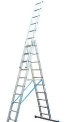 Krause Mehrzweck-Teleskopleiter, 3x10 Sprossen, Holm L 2, 85-6, 9m, Alu