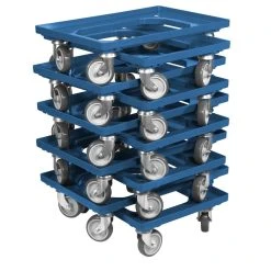 Null 5 Stück Transportroller Für Kisten 60 X 40 Cm Mit 4 Lenkrollen In Blau -Vago-tools-Geschäft 60ac01b7 78ba 4a14 a089 f480076bc80e 2
