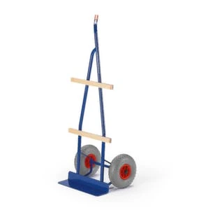 Fetra Plattenkarre, Tragl. 350kg, Schaufel BxT 200x500mm, Längs, RAL5007, Luft-Bereifung 8 Fetra Plattenkarre, Tragl. 350kg, Schaufel BxT 200x500mm, Längs, RAL5007, Luft-Bereifung – Bild 6