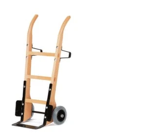Rollcart Holz-Sackkarre, Tragl. 250kg, Schaufel BxT 370x140mm, Schaufel Stahl, Natur, TPE-Bereifung 3 Rollcart Holz-Sackkarre, Tragl. 250kg, Schaufel BxT 370x140mm, Schaufel Stahl, Natur, TPE-Bereifung