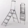 Null Klapptritt, Podest H 1150mm, Einseitig, 5 Stufe(n), Alu, Sicherheitsbügel -Vago-tools-Geschäft 64ddf28f 6dd8 49f2 bfc8 0add978cd496 3