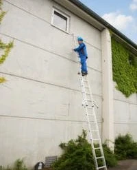 Krause Schiebeleiter, 2x12 Sprossen, Holm L 3, 55-6, 05m, 2-tlg., Alu