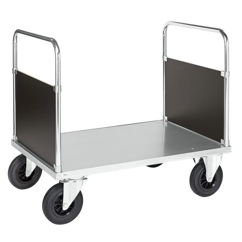 Null Stirnwandwagen Mit Blechboden 1.200 X 800 X 900 Mm, Traglast: 500 Kg - Blau 6 Null Stirnwandwagen Mit Blechboden 1.200 X 800 X 900 Mm, Traglast: 500 Kg - Blau – Bild 4