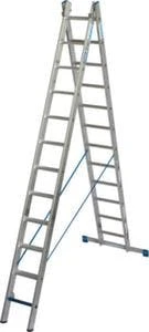 Krause Schiebeleiter, 2x9 Sprossen/Stufen, Holm L 2, 7-4, 35m, 2-tlg., Alu 8 Krause Schiebeleiter, 2x9 Sprossen/Stufen, Holm L 2, 7-4, 35m, 2-tlg., Alu – Bild 6