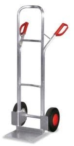 Variofit Alu-Kistenkarre, Tragl. 200kg, Schaufel BxT 320x250mm, Vollgummi-Bereifung 3 Variofit Alu-Kistenkarre, Tragl. 200kg, Schaufel BxT 320x250mm, Vollgummi-Bereifung