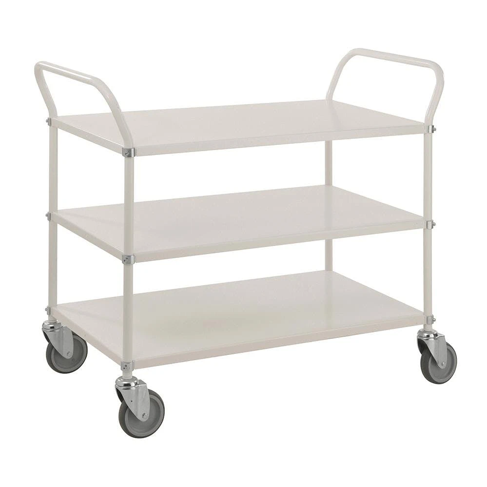 Null Etagenwagen 3 Böden M. Aufkant. 1.080 X 550 X 975 Mm, Traglast: 400 Kg - Blau 5 Null Etagenwagen 3 Böden M. Aufkant. 1.080 X 550 X 975 Mm, Traglast: 400 Kg - Blau – Bild 3