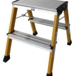 Krause Roll-Klapptritt, Alu, Blau, Podest HxT 0, 44x20m, 2x2 Stufen, M. 4 Federrollen -Vago-tools-Geschäft 79f61be3 bedb 4d82 b5d6 3aecdbbf4501