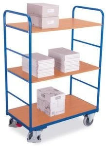 Rollcart Werkbank- Und Montagewagen, Tragl. 400kg, Ladefl. LxB 1000x600mm, Holzplatte, RAL7035/RAL5010, 3 Schlitzplatte(n) 8 Rollcart Werkbank- Und Montagewagen, Tragl. 400kg, Ladefl. LxB 1000x600mm, Holzplatte, RAL7035/RAL5010, 3 Schlitzplatte(n) – Bild 6