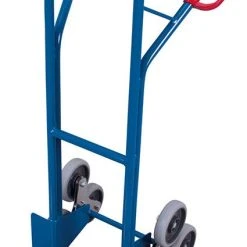 Variofit Treppenkarre Mit 2 Dreiarmigen Radsternen RAL5010 Enzianblau Sackkarre