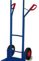 Alternative view of Variofit Kistenkarre, Tragl. 250kg, Schaufel BxT 480x300mm, Stahl, RAL5010, Luft-Bereifung