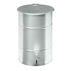 Null Mülltonne Abfallbehälter, 70 Liter - Verzinkt -Vago-tools-Geschäft 80a86455 8b5a 47dd 87fd 1532860a4065