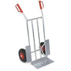 Null Alu-Sackkarre, Mit Pannensicheren Reifen, BxTxH 570 X 520 X 1040 Mm, Tragkraft 200 Kg