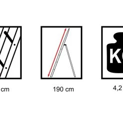 Vago-tools Haushaltsleiter Mehrzweckleiter Leiter 6 Stufen -Vago-tools-Geschäft 820a579e 941a 4edf 9257 ca4b7aa8627b