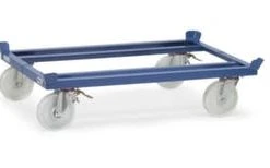 Fetra Paletten-Fahrgestell, Tragl. 1050kg, Ladefl. LxB 1210x1010mm, Lade H 280mm, Für Routenzug, Rahmen, 4 Fangecken