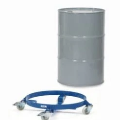 Rollcart Fassroller, Ladefl. Ø 610mm, Lade H 140mm, 1x200l Fass, Plattform Offen, RAL5010, 4 Lenkrollen -Vago-tools-Geschäft 89b9d708 1fa2 4aa1 9ff9 79e797fe9c4a 1