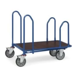 Variofit Langgut-Raumsparwagen, Tragl. 500kg, Ladefl. LxB 1030x545mm, Holzplatte, 4 Bügel, Nestbar, RAL5010, 2 Lenk-/2 Bockrollen -Vago-tools-Geschäft 8a0618ba 6110 459e 8af4 88a26e53ddb9 1