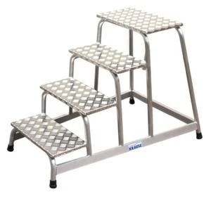 Krause Montagetreppe, Podest H 800mm, 4 Stufe(n), Alu 3 Krause Montagetreppe, Podest H 800mm, 4 Stufe(n), Alu