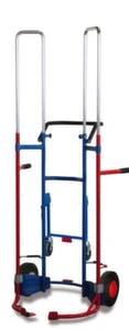 Variofit Reifenkarre, Tragl. 200kg, F. Reifen Ø 540-820mm, RAL5010, Vollgummi-Bereifung 7 Variofit Reifenkarre, Tragl. 200kg, F. Reifen Ø 540-820mm, RAL5010, Vollgummi-Bereifung – Bild 5