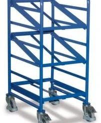 Variofit Etagenwagen, Tragl. 200kg FürEuronormbeh., HxBxT 1125x520x665mm, 3offene Rahmen