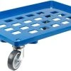 PROREGAL Transportroller Für Euroboxen 60x40cm Mit Gummiräder Blau | Gitter/Rasterdeck | 4 Lenkrollen | Traglast 300kg -Vago-tools-Geschäft 8e347b37 2765 4d1f 8de9 2c081544bff6 5