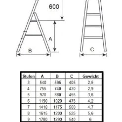 Vago-tools Haushaltsleiter Mehrzweckleiter Leiter 6 Stufen -Vago-tools-Geschäft 9175e5b2 7b09 4b3e b6ae a77ea2cafb49