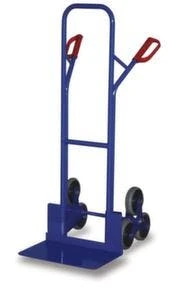 Fetra Alu-Treppenkarre, 5-Stern, Tragl. 200kg, Schaufel BxT 320x250mm, Luft-Bereifung 8 Fetra Alu-Treppenkarre, 5-Stern, Tragl. 200kg, Schaufel BxT 320x250mm, Luft-Bereifung – Bild 6