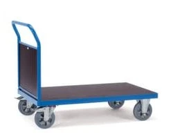 Fetra Etagenwagen, Tragl. 1200kg, 2 Etage(n), Ladefl. LxB 1600x800mm, Siebdruckplatte, RAL7016, Vollgummi-Bereifung -Vago-tools-Geschäft 94a77b6d 2a62 4015 9185 d4ac634a9a32