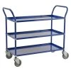 Null Etagenwagen Mit 3 Böden 1.080 X 550 X 955 Mm, Traglast: 400 Kg - Blau -Vago-tools-Geschäft 9a958edd e0bc 4b0c 8e62 507eb549fcbc