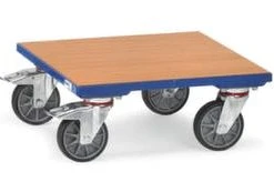 Fetra Transportroller, Tragl. 400kg, Ladefl. LxB 700x700mm, Lade H 190mm, Holzplatte/Gummi, RAL5007, 4 Lenkrollen 13 Fetra Transportroller, Tragl. 400kg, Ladefl. LxB 700x700mm, Lade H 190mm, Holzplatte/Gummi, RAL5007, 4 Lenkrollen -Vago-tools-Geschäft 9bedfd37 b365 442c aade 456a146ce93e 1