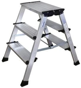 Krause Montagetreppe, Podest H 800mm, 4 Gitterroststufen, Alu 9 Krause Montagetreppe, Podest H 800mm, 4 Gitterroststufen, Alu – Bild 7