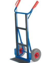 Alternative view of Rollcart Gerätekarre, Tragl. 250kg, Schaufel BxT 450x150mm, M. Gummibelag, RAL5010, TPE-Bereifung