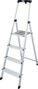 Krause Leichte Universal-Stufenleiter, Einseitig, 7 Stufe(n), Podest M. Anti-Rutsch-Einsätzen, Stand H 1, 5m, Alu 7 Krause Leichte Universal-Stufenleiter, Einseitig, 7 Stufe(n), Podest M. Anti-Rutsch-Einsätzen, Stand H 1, 5m, Alu – Bild 5