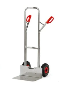 Fetra Alu-Kistenkarre, Tragl. 150kg, Schaufel BxT 320x250mm, Schaufel Anschraubbar / Austauschbar, Luft-Bereifung 6 Fetra Alu-Kistenkarre, Tragl. 150kg, Schaufel BxT 320x250mm, Schaufel Anschraubbar / Austauschbar, Luft-Bereifung – Bild 4