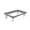 PROREGAL Transportroller Für Euroboxen 60x40cm Mit Kunststoffräder Grau | Offenes Deck | 2 Lenkrollen & 2 Bremsrollen | Traglast 300kg -Vago-tools-Geschäft a6e1e9c5 d31f 4db9 a06c 522d5f18d240 1