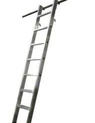 Krause Einhänge-Regalleiter, Holm L 1, 95m, F. H Bis 1, 75m, 7 Stufen, 4 Haken, Alu