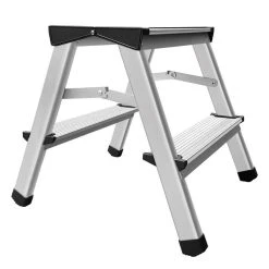 PROREGAL Metal Double Giraffe Doppelseitige-Aluminium-Stufenstehleiter | 3 Stufen | 125kg Tragkraft | Leiter Trittleiter Stufenleiter Haushaltsleiter -Vago-tools-Geschäft a980fb51 eed6 4d27 b760 5aaf040dbf8e