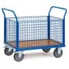 Fetra Gitter-Vierwandwagen, Tragl. 400kg, Ladefl. LxB 850x500mm, Holzplatte, 4 Wände, RAL5007, 2 Lenk-/2 Bockrollen, TPE-Bereifung 1 Fetra Gitter-Vierwandwagen, Tragl. 400kg, Ladefl. LxB 850x500mm, Holzplatte, 4 Wände, RAL5007, 2 Lenk-/2 Bockrollen, TPE-Bereifung -Vago-tools-Geschäft ad2e4c8c a9e8 46ff b08c 8c557c666247