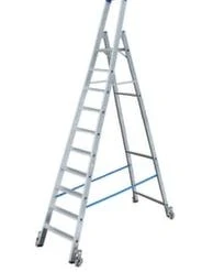 Krause Rollbare Stufenleiter, 2x12 Stufen, Stand H 2, 35m, Holm L 3, 05m, Alu -Vago-tools-Geschäft b250e6d3 e3d5 4db9 95f7 4ef6810716a8
