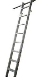 Krause Einhänge-Regalleiter, Holm L 2, 2m, F. H Bis 2m, 8 Stufen, 4 Haken, Alu