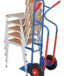 Rollcart Stuhlkarre, Tragl. 250kg, Schaufel BxT 300x225mm, RAL5010, Vollgummi-Bereifung -Vago-tools-Geschäft b3676d5c d8f5 4d3e 8fe3 2258fe86256f