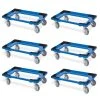 Null 6 Transportroller Für 600x400 Mm Drehstapelbehälter, Offen, Gr. Gummiräder, Blau -Vago-tools-Geschäft b9c9af44 4769 4a11 9e7b 420ce83b054c 3