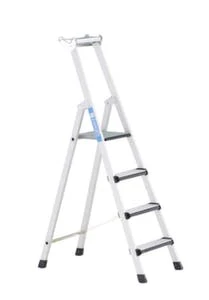 Null Alu-Bügelleiter, Einseitig, 4 Stufe(n), Stand H 0, 78m, Alu 9 Null Alu-Bügelleiter, Einseitig, 4 Stufe(n), Stand H 0, 78m, Alu – Bild 7