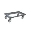 PROREGAL Transportroller Für Euroboxen 60x40cm Mit Gummiräder Grau | Offenes Deck | 4 Lenkrollen | Traglast 300kg -Vago-tools-Geschäft c2c9846e 9cb8 425d a976 9a2e843cdc5a 2
