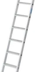 Krause Stufen-Anlegeleiter, 6 Stufen, Holm L 1, 7m, Alu