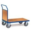 Fetra Stirnwandwagen, Tragl. 400kg, Ladefl. LxB 850x500mm, Holzplatte, 1 Wand -Vago-tools-Geschäft cc368a13 515e 4da4 809a 1ed29424db4a