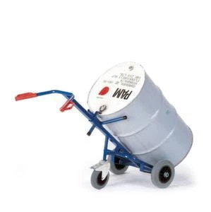 Rollcart Fasskarre, Tragl. 250kg, 1x200l Flasche, RAL5010, Vollgummi-Bereifung, 1 Vollgummi-Stützrad 3 Rollcart Fasskarre, Tragl. 250kg, 1x200l Flasche, RAL5010, Vollgummi-Bereifung, 1 Vollgummi-Stützrad